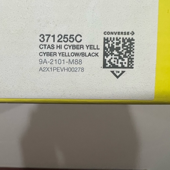 Converse x Chinatown Market, Chuck Taylor Allstar Hi, 371255C, Yellow & Black - Picture 2 of 13